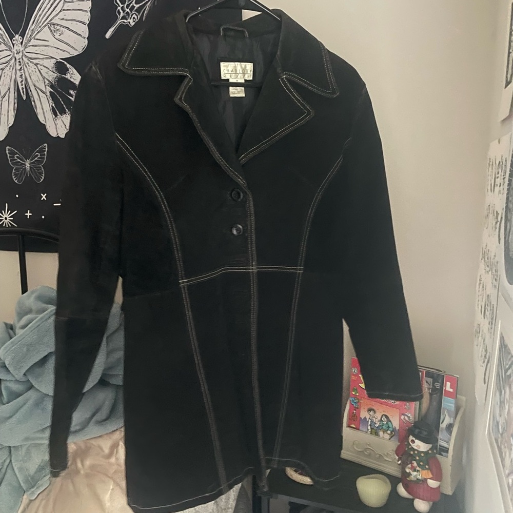 Charlotte Russe Black Women's Trench Coat